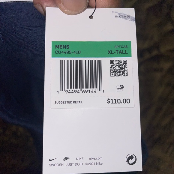 🔥BRAND NEW NIKE SPORTSWEAR TECH FLEECE MEN JOGGERS!!! NAVY BLUE NEW WITH TAGS🔥 - Picture 5 of 6